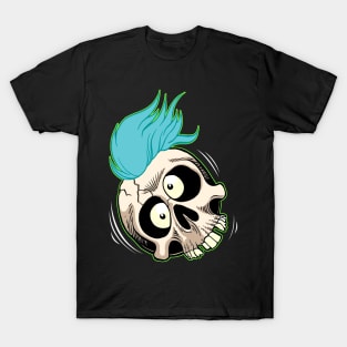 shaking punk skull T-Shirt